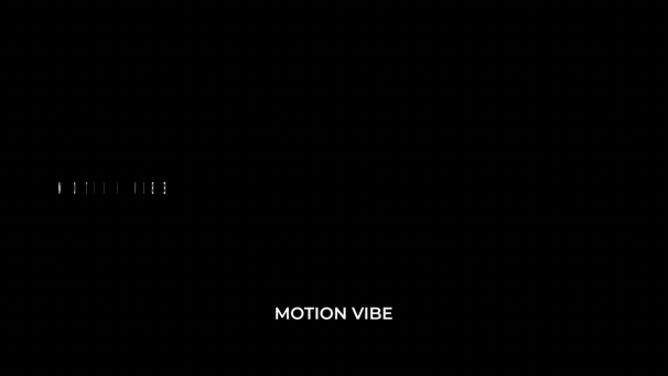 Animated text presets preview inside the MotionVibe Panel for Premiere Pro